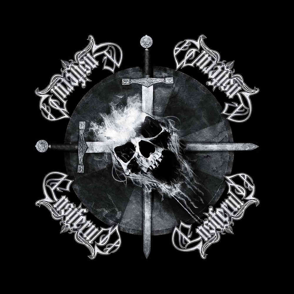 Ensiferum - Skull Bandana - Zwart